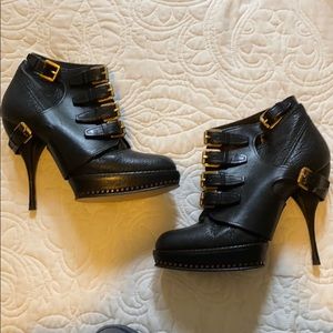 Christian Dior black booties